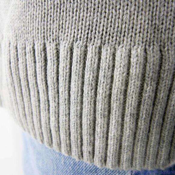 NEW Michael Kors Women's Pearl Grey Heather Embellished sweater, size M - Picture 7 of 16